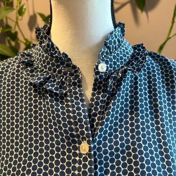 Bass Navy Polka Dot Top - Picture 3 of 9